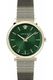 Unisex Versace V-Circle Green Dial Stainless Steel Watch VE5A00820