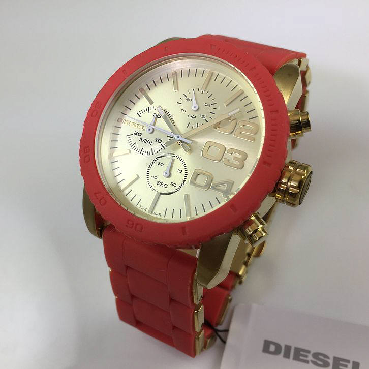 Women's Diesel Franchise Gold Chronograph Watch DZ5305
