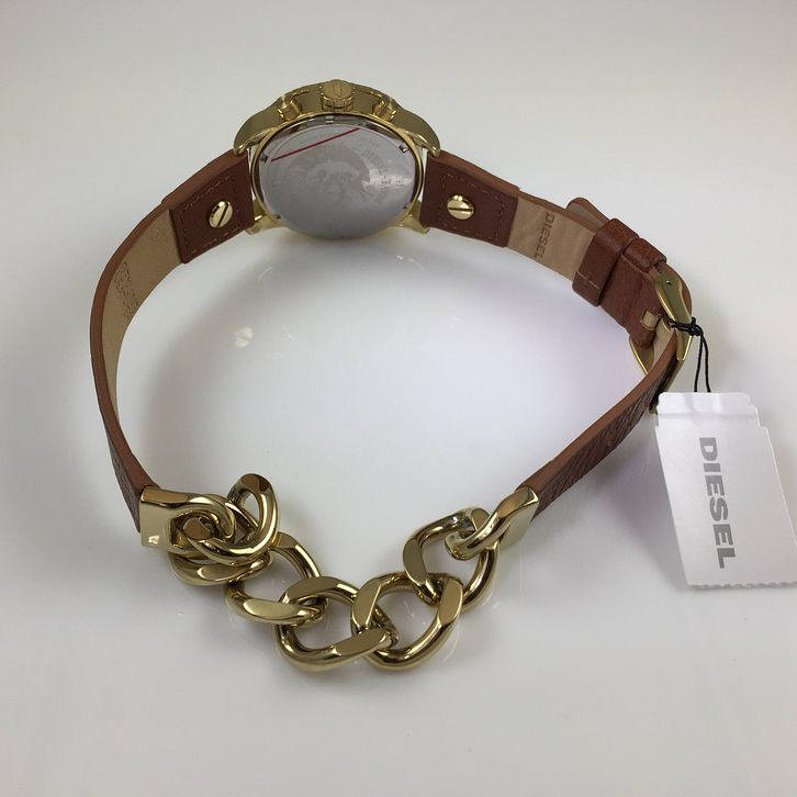 Women's Diesel Franchise Gold Tone Chronograph Watch DZ5308