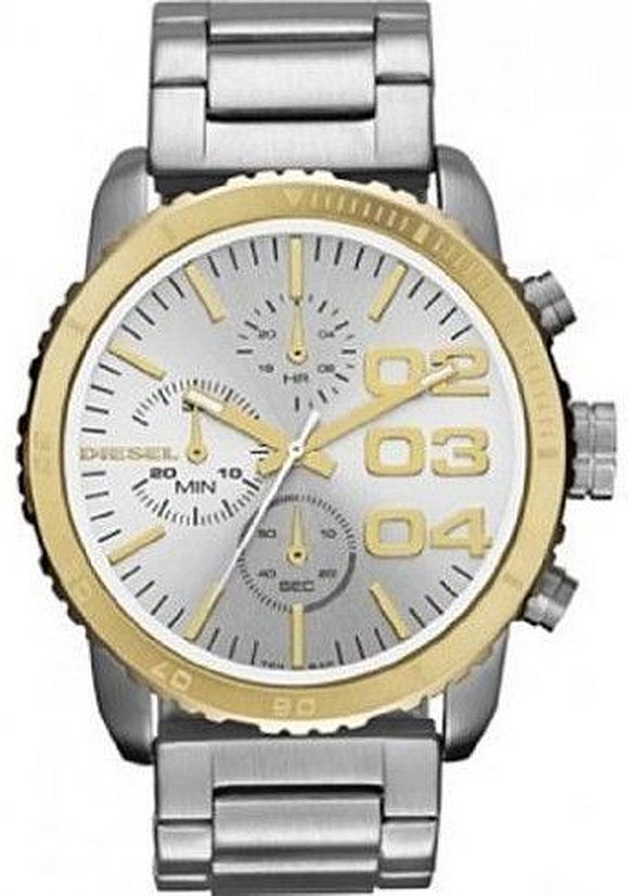 Women's Diesel Two Tone Chronograph Steel Watch DZ5321