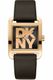 Women's DKNY City Max Gold Tone Square Leather Strap Watch DK1L001L0025