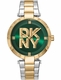 Women's DKNY Essential Logo Two tone Stainless Steel Watch DK1L041M0085