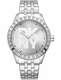 Women's DKNY Parsons Glitz Stainless Steel Crystalized Bezel Watch DK1L059M0035