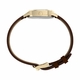 Women's Easy Reader 30mm Gold-Tone Brown Vegan Leather Strap Watch TW2W32600
