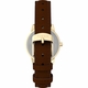 Women's Easy Reader 30mm Gold-Tone Brown Vegan Leather Strap Watch TW2W32600