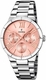 Women's Festina Boyfriend Collection Rose Dial Stainless Steel Watch F16716-3