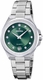 Women's Festina Mademoiselle Crystalized Green Dial Watch F20700-4