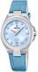 Women's Festina Mademoiselle Leather Strap Crystalized Dial Watch F20701-3