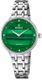 Women's Festina Mademoiselle Stainless Steel Green Crystalized Dial Watch F20600-B