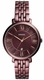 Women's Fossil Jacqueine Wine Red Steel Strap Watch ES4100