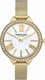 Women's Kenneth Cole Gold Crystalized Gold Mesh Band Watch KC50939004