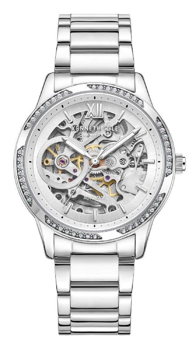 Women's Cole Stainless Steel Automatic Skeleton Watch KCWLL0016401