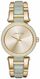Women's Michael Kors Delray Gold-Mint Tone Acetate Crystalized Watch MK4317