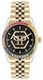 Women's Philipp Plein Date Superlative Black Dial Steel Band Watch PW2BA0623