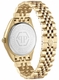 Women's Philipp Plein Date Superlative Champagne Dial Steel Band Watch PWYFA0425