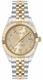 Women's Philipp Plein Date Superlative Champagne Dial Steel Band Watch PWYFA0526