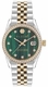 Women's Philipp Plein Date Superlative Green Dial Steel Band Watch PWYAA0523