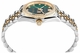 Women's Philipp Plein Date Superlative Green Dial Steel Band Watch PWYAA0523