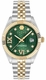 Women's Philipp Plein Date Superlative Green Dial Steel Band Watch PWYFA0225
