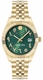 Women's Philipp Plein Date Superlative Green Dial Steel Band Watch PWYFA0626