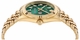 Women's Philipp Plein Date Superlative Green Dial Steel Band Watch PWYFA0626
