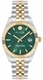 Women's Philipp Plein Date Superlative Green Dial Steel Band Watch PWYFA0926
