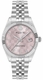 Women's Philipp Plein Date Superlative Pink Dial Steel Band Watch PWYFA0826