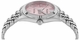 Women's Philipp Plein Date Superlative Pink Dial Steel Band Watch PWYFA0826