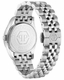 Women's Philipp Plein Date Superlative Silver Dial Steel Band Watch PWYAA0723