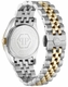 Women's Philipp Plein Date Superlative White Dial Steel Band Watch PW2BA0123