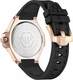 Women's Philipp Plein Lady Royal Black Silicone Strap Watch PWBDA0324