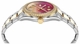 Women's Philipp Plein Queen Supreme Red Dial Steel Band Watch PW7FA0726