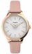 Women's Timex City Collection White Dial Leather Band Watch TW2V06700
