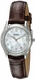 Women's Timex Easton Avenue Brown Leather Pearlized Watch TW2P76300 TW2P763009J