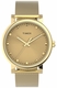 Women's Timex Essential Gold Dial Steel Band Watch TW2U05400