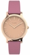 Women's Timex Trend Transcend Rose Gold Dial Leather Band Watch TW2V66900