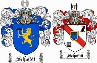 SCHMIDT COAT OF ARMS / FAMILY CREST