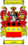 Scudder Coat of Arms / Scudder Family Crest