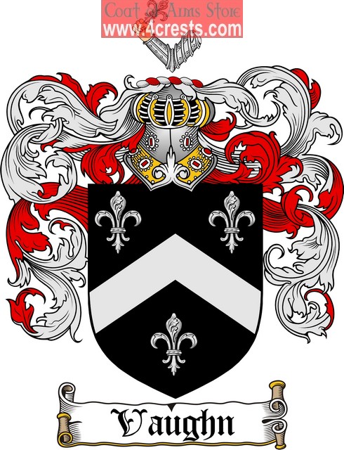 Vaughn Coat Of Arms / Vaughn Family Crest