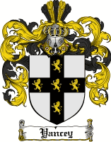Yancey Family Crest English Coat of Arms