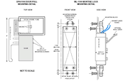 Dortronics Magnetic Mortise Lock With Or Without  Pull
