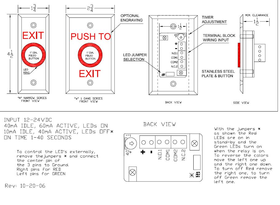 Rci Exit Button