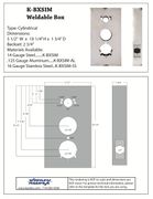 Gate Lock Box For Kaba 1000, 5000. Trilogy T2, T3. Codelock CL5000