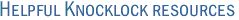 Helpful Knocklock resources