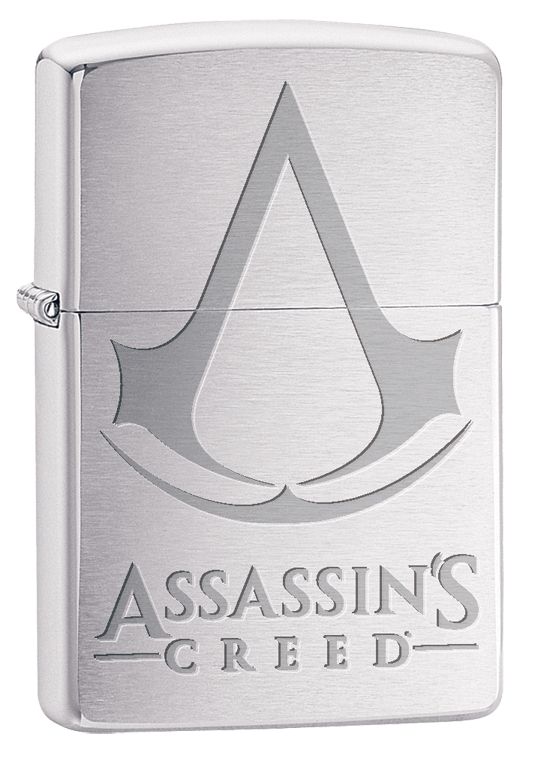 Assassin's Creed Brushed Chrome Windproof Zippo Lighter