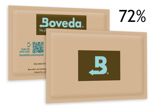 Boveda 2 packs of 72% RH 60gm Humidification Units