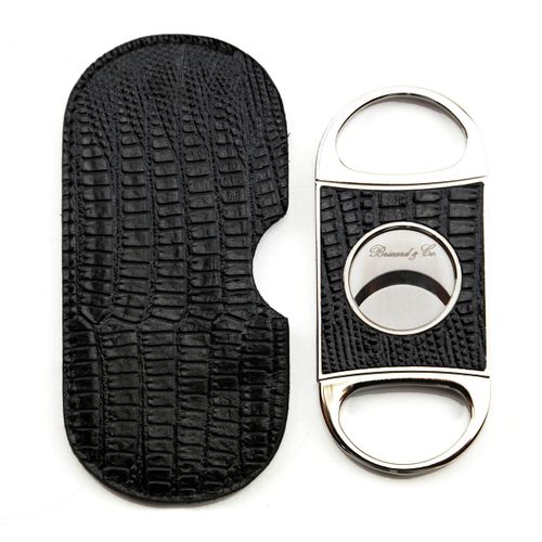 Brizard & Co Double Guillotine Series II Lizard Black Cigar Cutter
