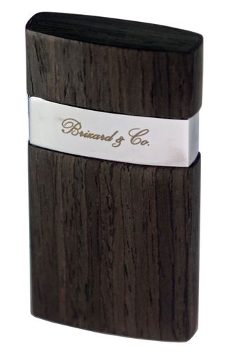 Brizard & Co Venezia Single Jet Flower Flame Lighter - Gunmetal Ebony