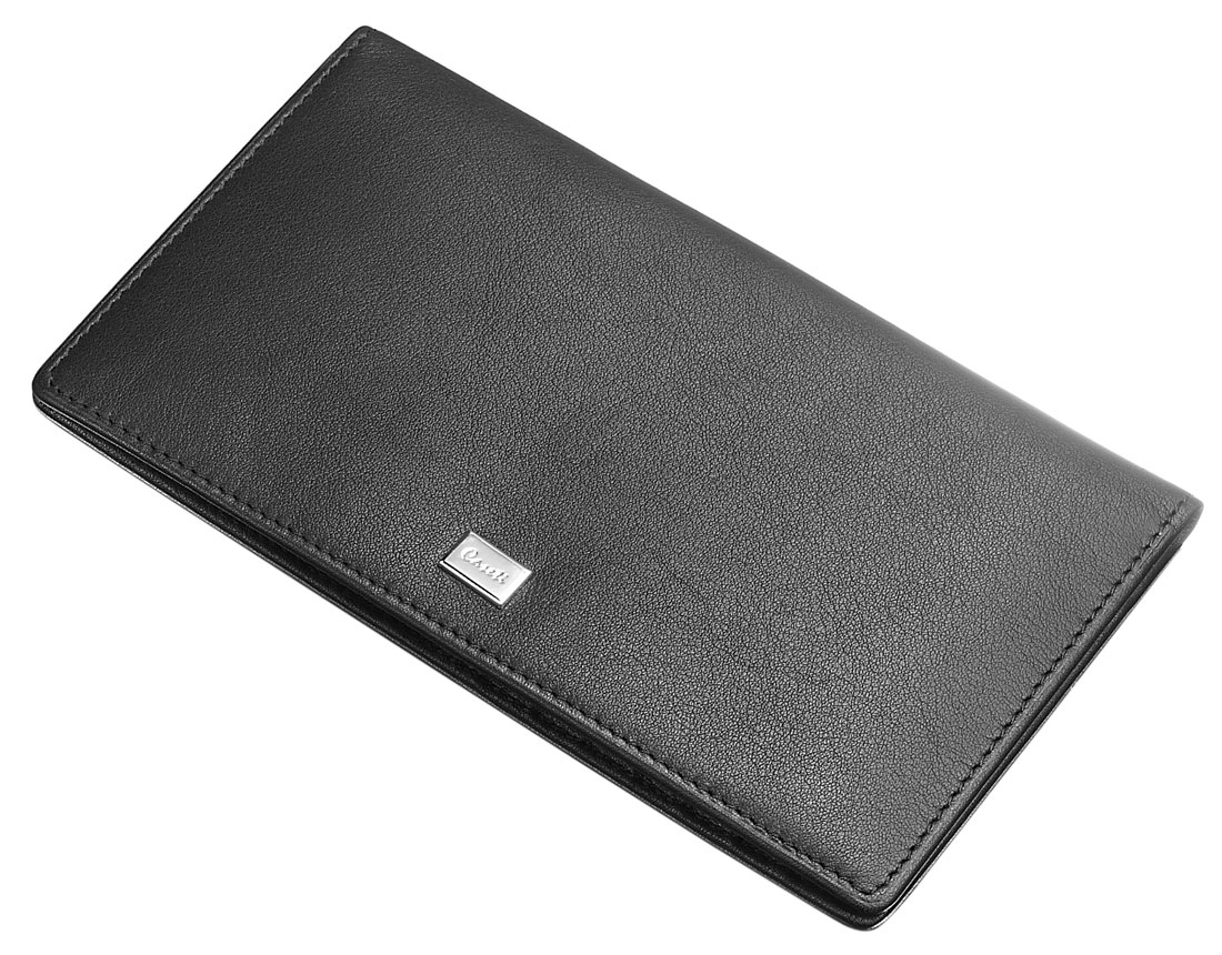 Caseti Edmund Black Leather Long Wallet