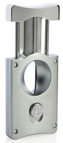 Caseti Wedge V Cigar Cutter - Satin Chrome